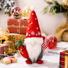 Carregar imagem no visualizador da galeria, Jolly Companions Christmas Gnome Decor Set of Two, Plush Xmas Home Decor