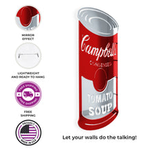 Load image into Gallery viewer, Campbell’s Soup Can Mirror