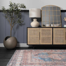Carregar imagem no visualizador da galeria, Baltinglass Rust & Blue Washable Area Rug - Clearance