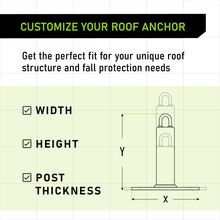 Carregar imagem no visualizador da galeria, Frontline Commercial Roof Anchor 24"