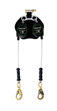 Load image into Gallery viewer, Frontline RPG082SLE Leading Edge Cable Twin Leg 8' SRL with Steel Snap Hook Ends