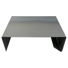 Carregar imagem no visualizador da galeria, Rectangular Metal Coffee Table with storage Heavy Duty Raw Steel