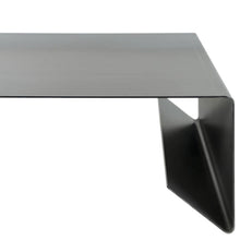 Carregar imagem no visualizador da galeria, Rectangular Metal Coffee Table with storage Heavy Duty Raw Steel