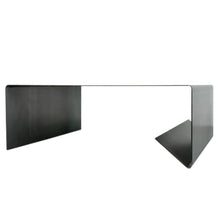 Carregar imagem no visualizador da galeria, Rectangular Metal Coffee Table with storage Heavy Duty Raw Steel