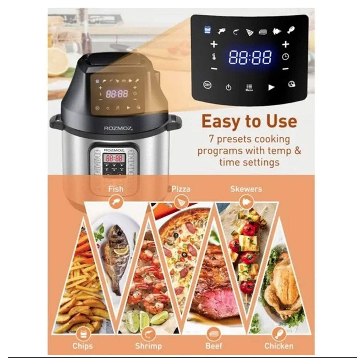 Air Fryer Instant Pot Smart Manual Fryer Oven Instant Pot Air