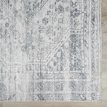Load image into Gallery viewer, Barny Gray Blue Washable Rug