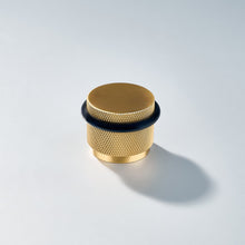 Load image into Gallery viewer, Bastion - Classic Knurled Solid Brass Door Stops