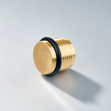 Load image into Gallery viewer, Bastion - Knurled Ring Solid Brass Door Stops