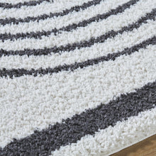Load image into Gallery viewer, Bauer Plush Black Rainbow Rug - Clearance