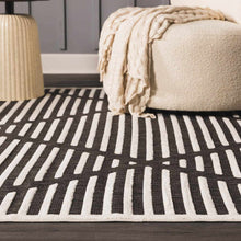 Load image into Gallery viewer, Anah 3D Black Outdoor Rug