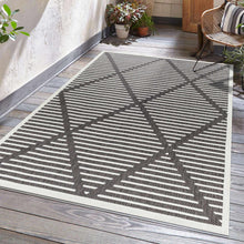 Load image into Gallery viewer, Anah 3D Black Outdoor Rug