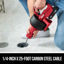 Carregar imagem no visualizador da galeria, SKIL AU0225D-11 Power Snake Drain Cleaner 12V Kit