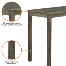 Carregar imagem no visualizador da galeria, 1 Traditional Breakfast Dining Table Set with 2 Stools for Apartment