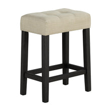 Carregar imagem no visualizador da galeria, 48" Modern Breakfast 1 Dining Table Set with 2 Stools for Apartment, Travertine Table Top
