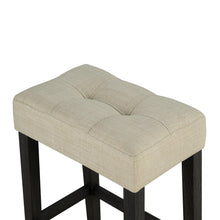 Carregar imagem no visualizador da galeria, 48" Modern Breakfast 1 Dining Table Set with 2 Stools for Apartment, Travertine Table Top