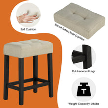 Carregar imagem no visualizador da galeria, 48" Modern Breakfast 1 Dining Table Set with 2 Stools for Apartment, Travertine Table Top