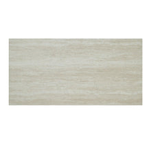 Carregar imagem no visualizador da galeria, 48" Modern Breakfast 1 Dining Table Set with 2 Stools for Apartment, Travertine Table Top