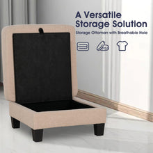 Load image into Gallery viewer, Beige 3-Piece Sofa Set with Storage Ottoman & USB Charging