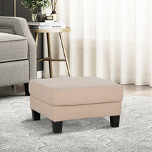 Load image into Gallery viewer, Beige 3-Piece Sofa Set with Storage Ottoman & USB Charging