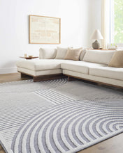 Load image into Gallery viewer, Deron Gray Rainbow Washable Rug