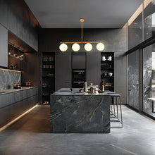 Carregar imagem no visualizador da galeria, Spark Modern Gold Linear 4 Light Chandelier