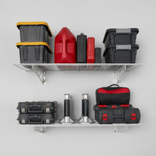 Carregar imagem no visualizador da galeria, 18" x 48" Wall Shelves (Two Pack with Hooks)