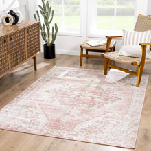 Load image into Gallery viewer, Snead Pink Floral Rug