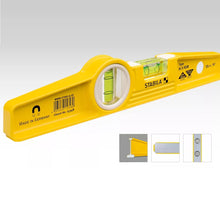 Carregar imagem no visualizador da galeria, Stabila 48380 Magnetic 3 Spirit Level Set - 24 inch 48 inch 10 inch Torpedo and Case