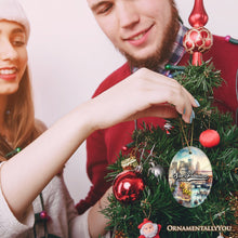 Load image into Gallery viewer, San Francisco Artistry Handmade Ceramic Christmas Ornament, California Art Souvenir