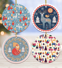 Carregar imagem no visualizador da galeria, Scandinavian Folk Ornament Bundle