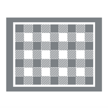 Load image into Gallery viewer, Buffalo Check - Mesh Stencil 8.5 x 11