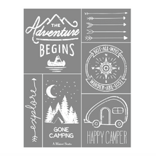 Carregar imagem no visualizador da galeria, Adventure - Mesh Stencil 8.5x11