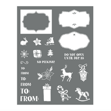 Carregar imagem no visualizador da galeria, Gift Giving - Mesh Stencil 8.5x11