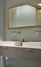 Load image into Gallery viewer, Black and Oak Wood "Crossing" Cabinet Knob and Drawer Handles