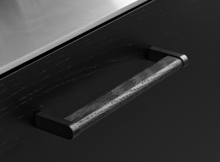 Load image into Gallery viewer, Black Wood and Metal "Crossing" Cabinet Knob and Drawer Handles