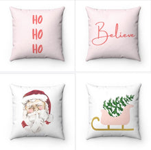 Carregar imagem no visualizador da galeria, Pink Christmas Cushion Covers