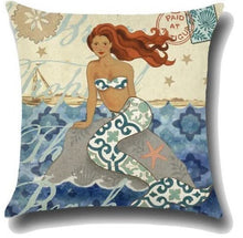 Carregar imagem no visualizador da galeria, Mermaid Cushion Covers