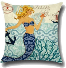 Carregar imagem no visualizador da galeria, Mermaid Cushion Covers
