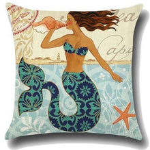 Carregar imagem no visualizador da galeria, Mermaid Cushion Covers