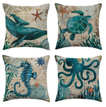 Load image into Gallery viewer, Sea Life Cushion Covers