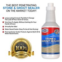Cargar imagen en el visor de la galería, Grout & Natural Stone Tile Sealer 32oz