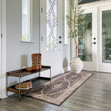 Carregar imagem no visualizador da galeria, Modern Wood and Metal Shoe Rack