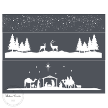 Load image into Gallery viewer, Bethlehem - Mesh Stencil 8.5x11