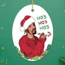 Load image into Gallery viewer, Ho’s Ho’s Ho’s Funny Hiphop Style Christmas Ornament