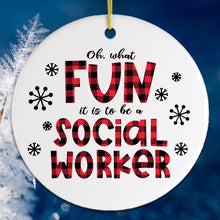 Carregar imagem no visualizador da galeria, Social Worker Christmas Ornament