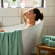 Carregar imagem no visualizador da galeria, Bamboo 6 Piece Spa Towel Set – Seaglass