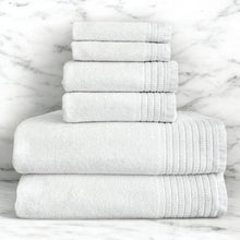 Carregar imagem no visualizador da galeria, Bamboo 6 Piece Spa Towel Set – Cloud