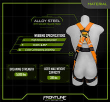 Load image into Gallery viewer, Frontline 100VMB Combat Economy Series Full Body Harness (Uni) Universal