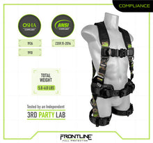 Load image into Gallery viewer, Frontline 110CTB-CF Camouflage Full Body Harness with Aluminum Hardware and Suspension Trauma Straps XL/2X