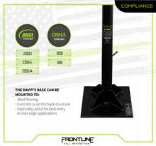 Load image into Gallery viewer, Frontline DAN75RA-US Patriot Confined Space Davit with 50' 3-Way Retrieval System - Made in USA